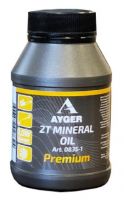 Масло минеральное для 2-тактных двигателей API TC 100 мл (32998) AYGER 0835-1